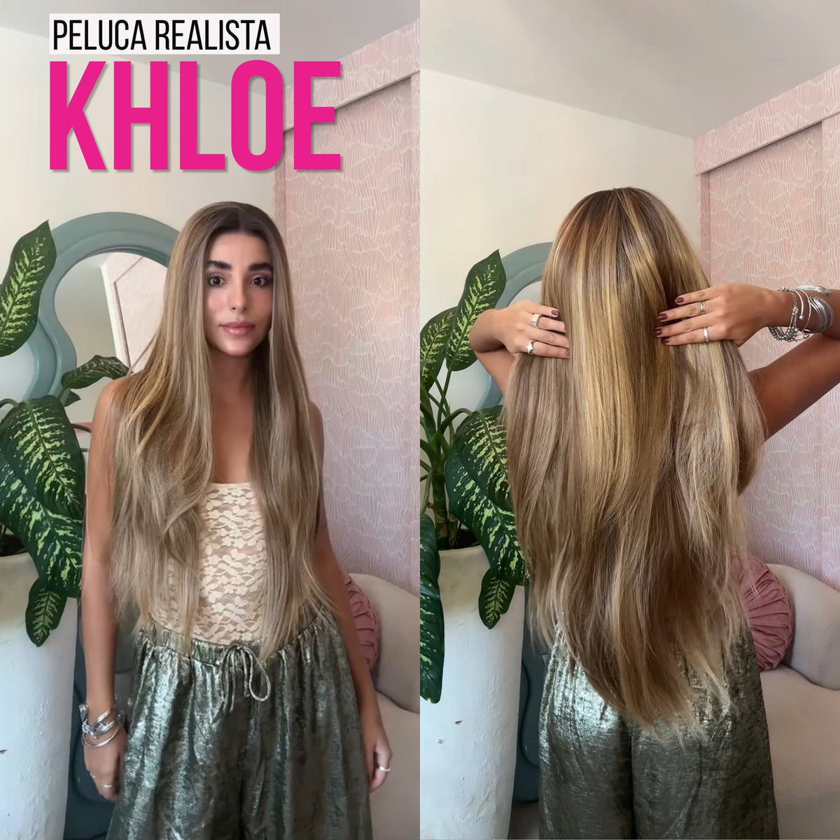 Peluca Realista Khloe