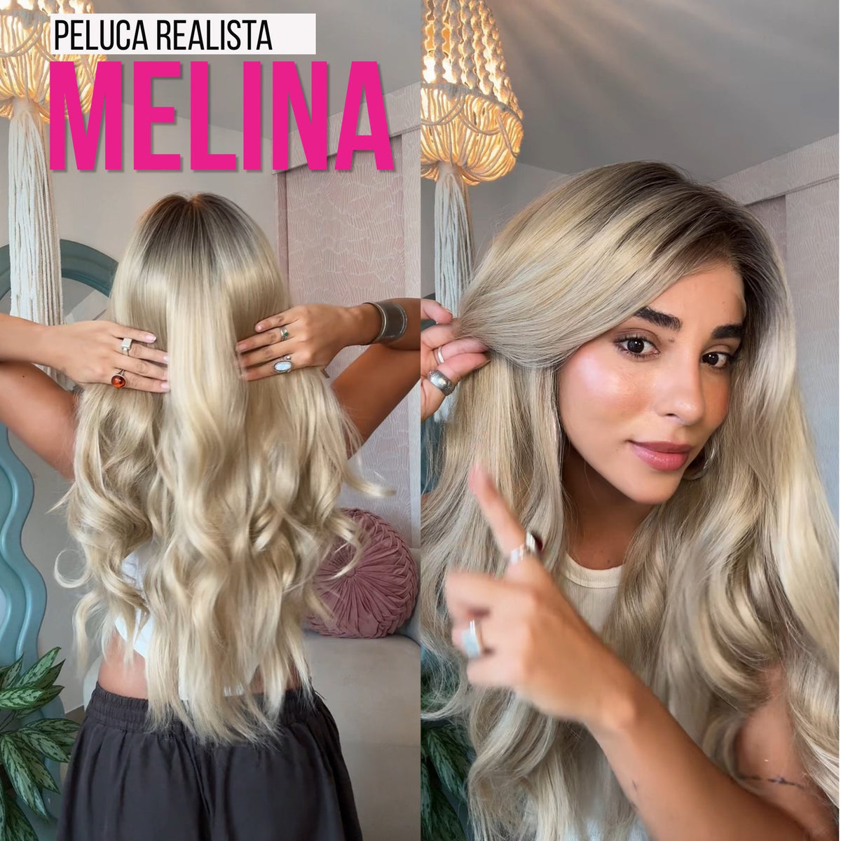 Peluca Realista Melina