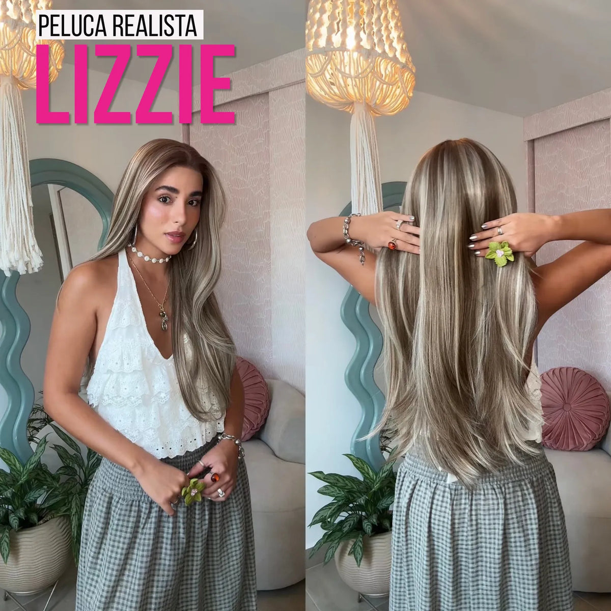 Peluca Realista Lizzie
