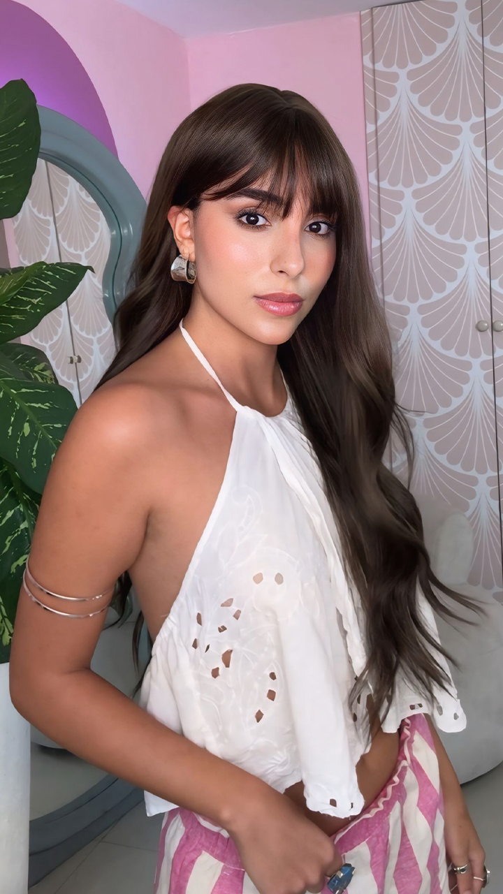 Peluca capul, long, onda natural suelta, castaña