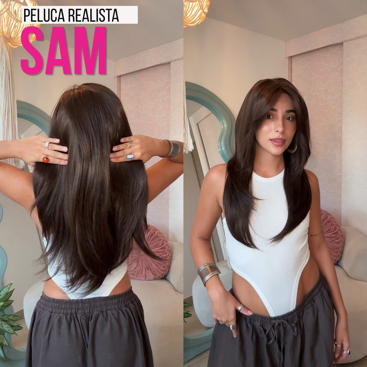 Peluca Realista Sam