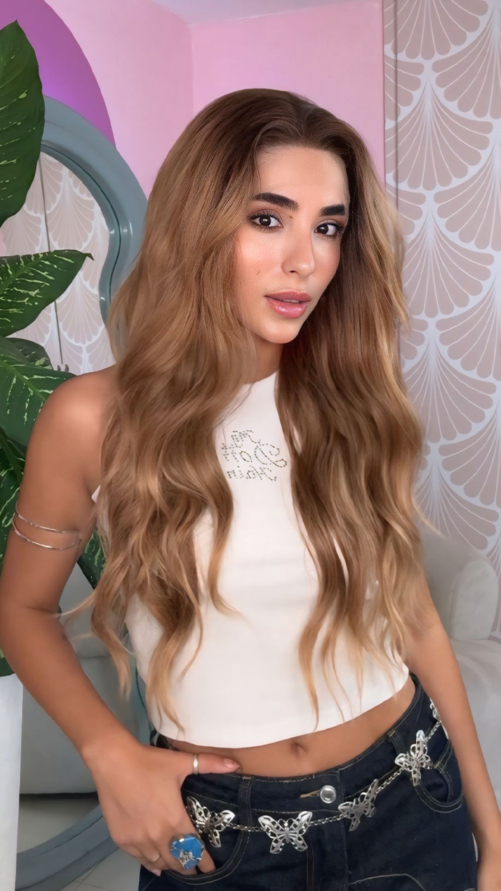 Peluca Realista, Lace 13x6, Long, Rubio Miel, Onda Sirena