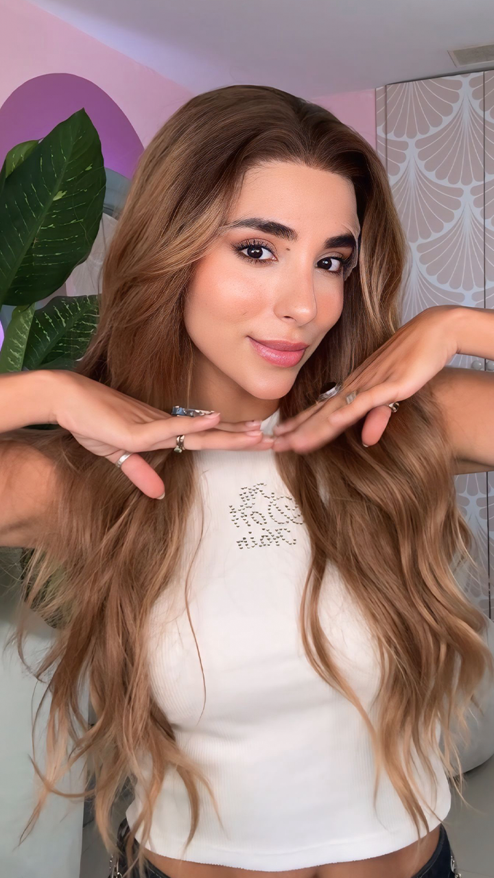 Peluca Realista, Lace 13x6, Long, Rubio Miel, Onda Sirena