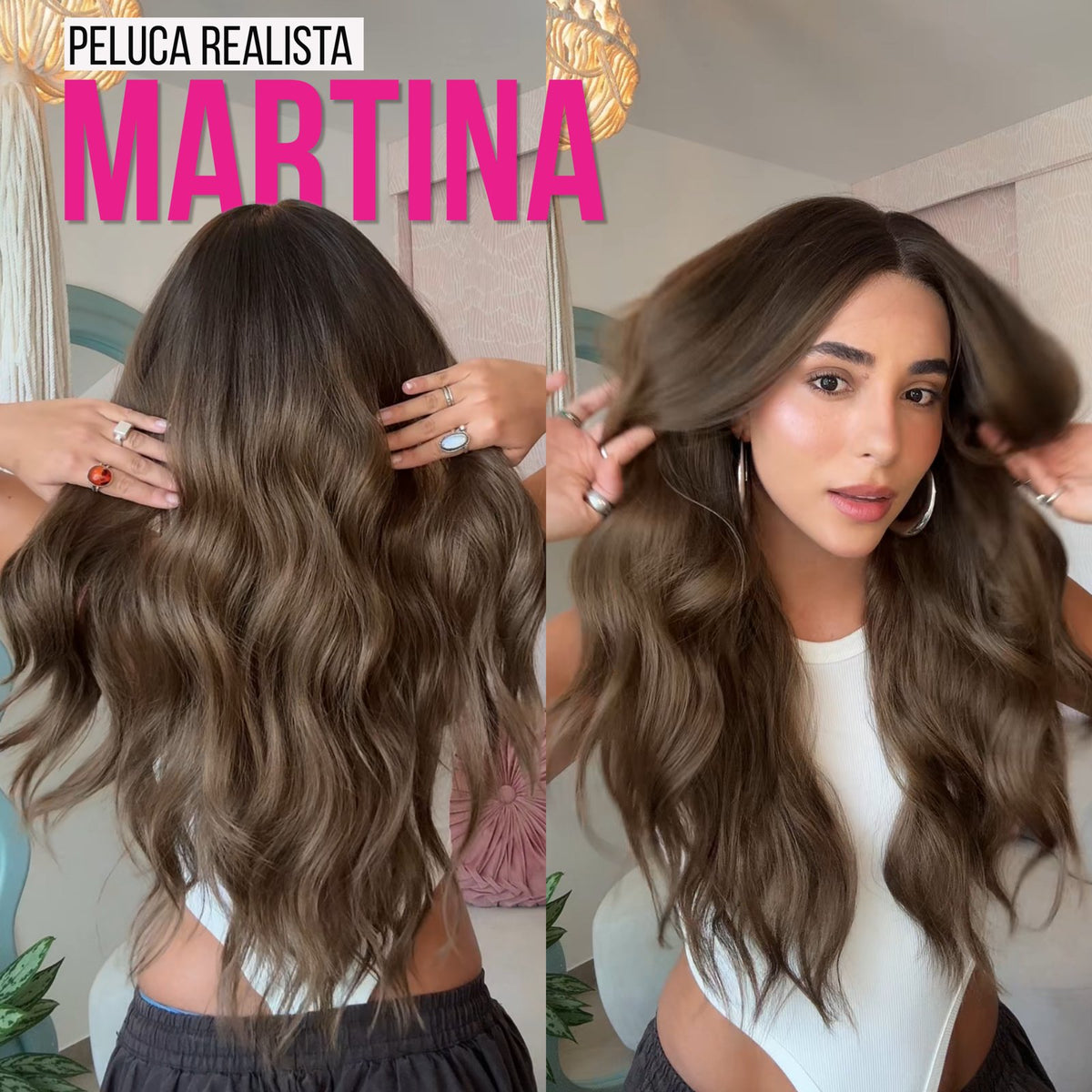 Peluca Realista Martina