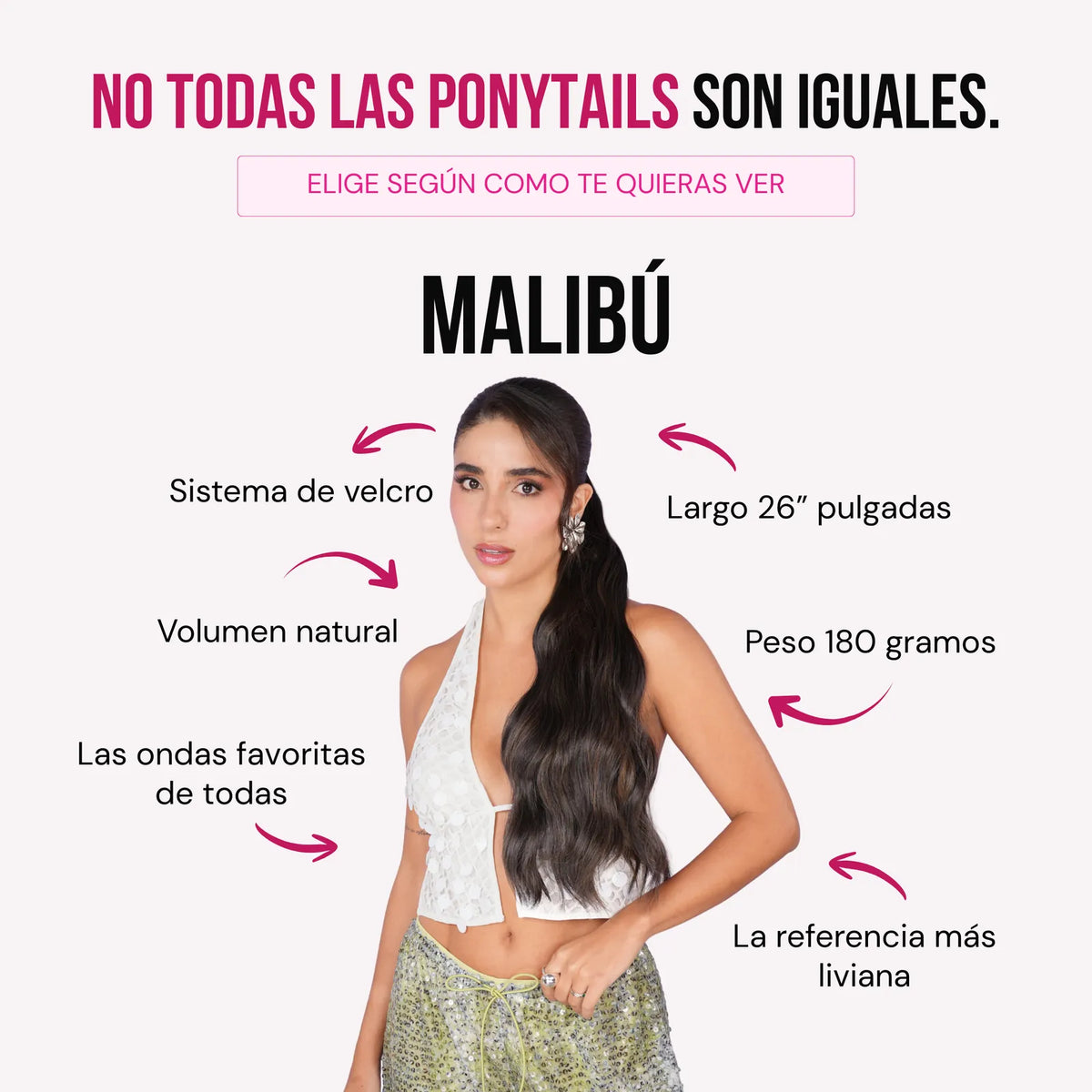 Ponytail Ponytail Velcro MALIBU26” — imagen 55 de 57